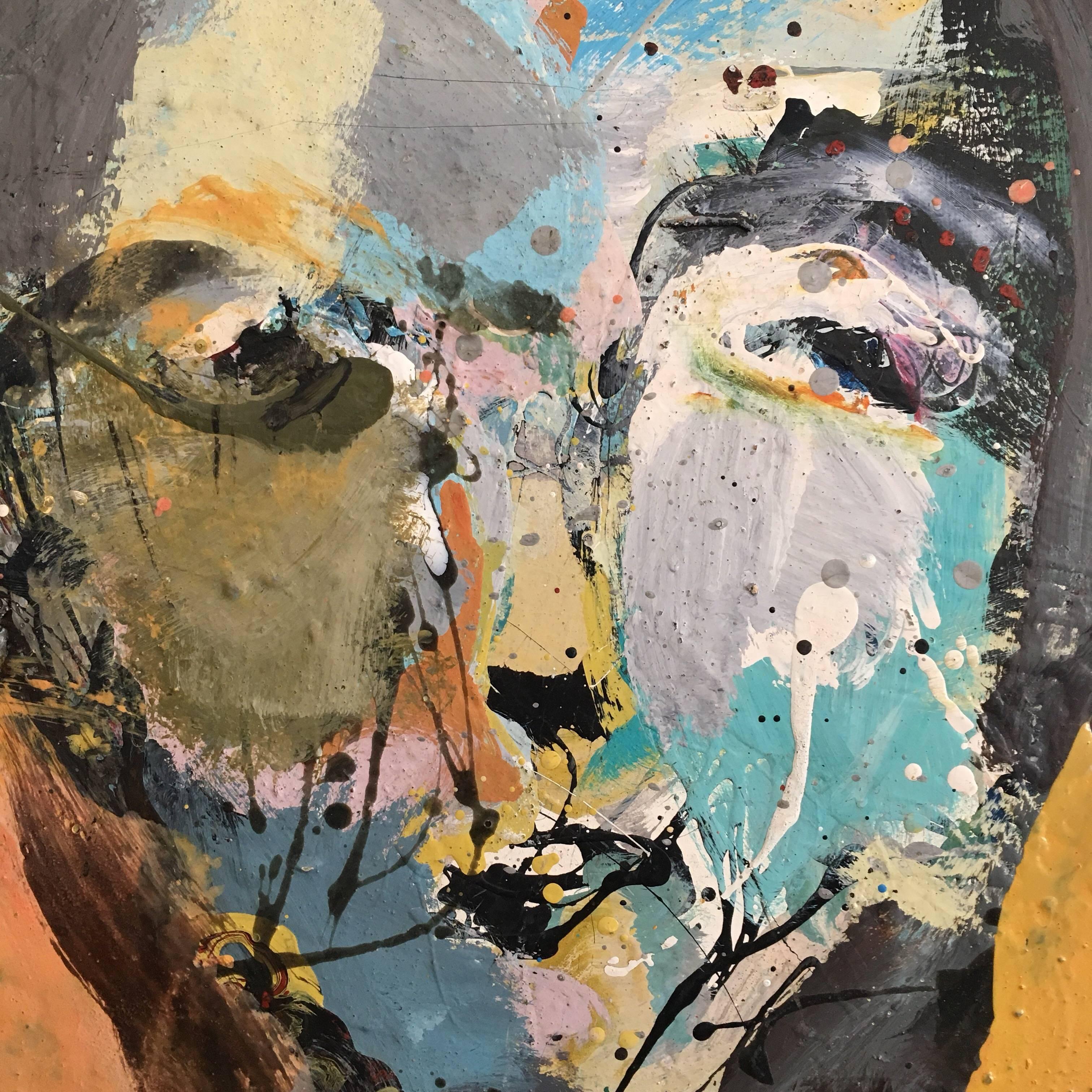 Expressionist Mexican Artist Guillermo Brockmann, “Chula/Sweetheart”, 2016