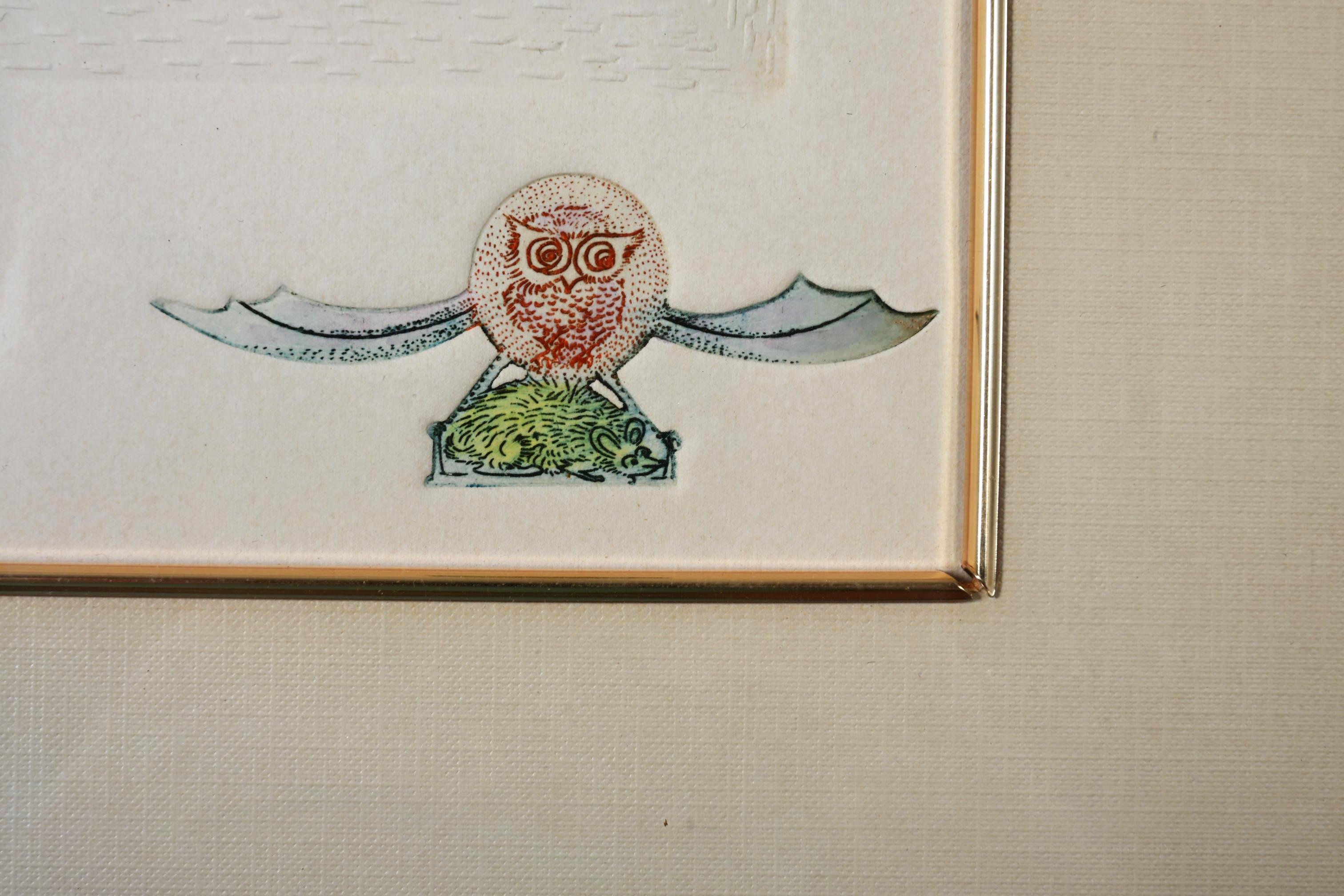 Guillermo Silva Santamaria Radierung 