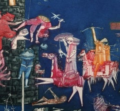 Paz para nuestros Hijos, Surrealist Etching by Guillermo Silva Santamaria