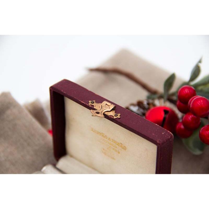 European Guilloché silver box with three lipstick bands and gold interior For Sale