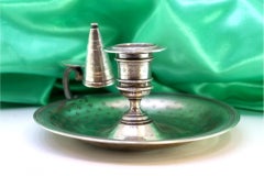 Guilloche silver paddle, surrounding friezes and eraser