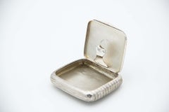 Guilloche silver snuffbox