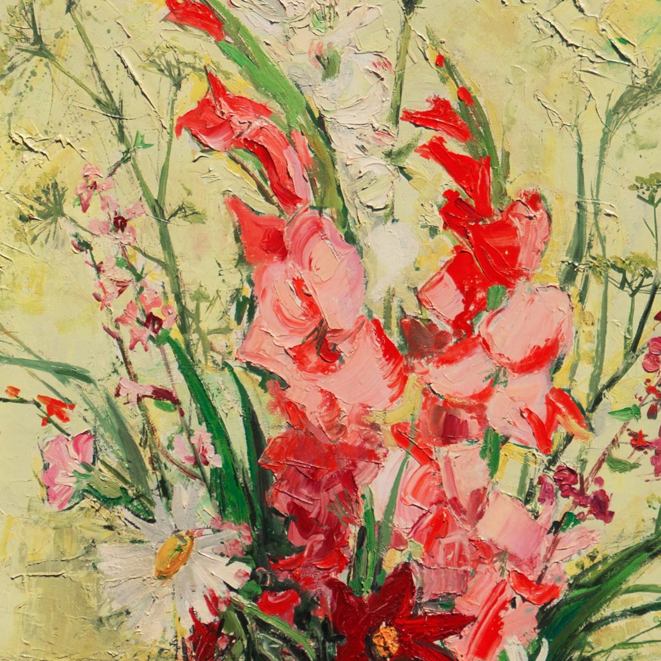'Still Life with Florist', Paris, École des Beaux-Arts, Large Post-Impressionist For Sale 1