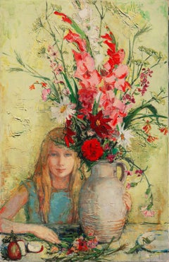 'Still Life with Florist', Paris, École des Beaux-Arts, Large Post-Impressionist