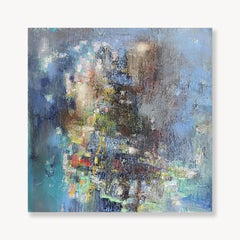 Ancient Melodies: Impressionist Painting, Oil on Canvas, 2010s, New, 24x24