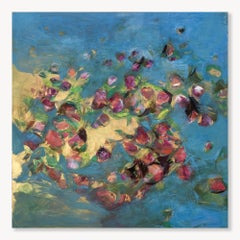 Let Go: Impressionist Painting, Mixed Media on Canvas, 2010s, New, 36x36