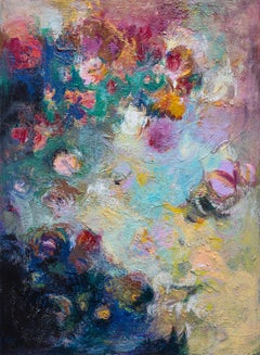 Passage: Impressionist Painting, Mixed Media on Panel, 2010s, New, 30x22