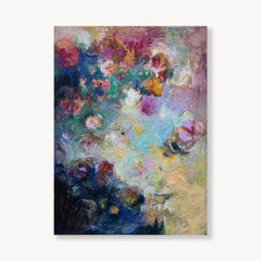 Passage: Impressionist Painting, Mixed Media on Panel, 2010s, New, 30x22