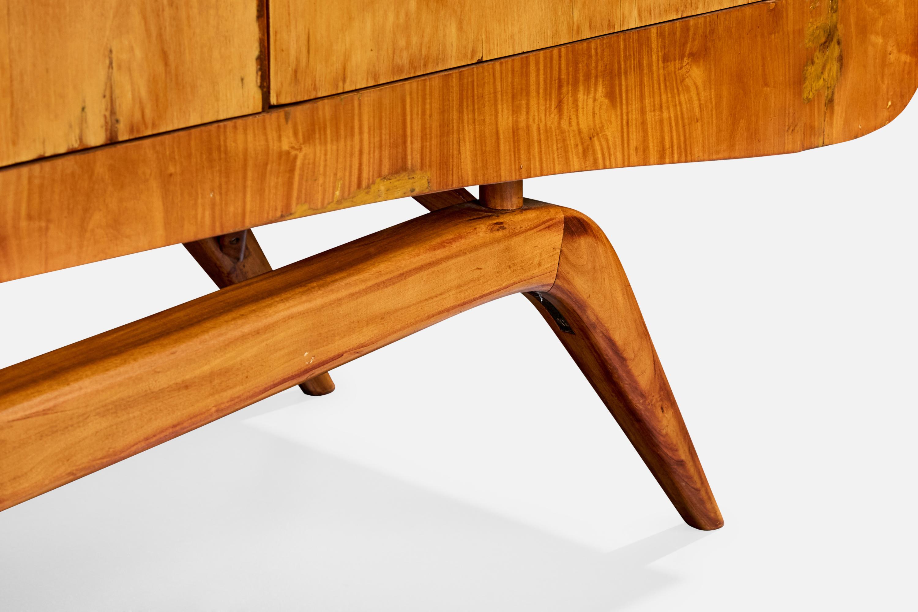 Guiseppe Scapinelli, Sideboard, Wood, Brazil, 1950s For Sale 3