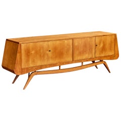 Guiseppe Scapinelli, buffet, Wood Wood, Brésil, années 1950