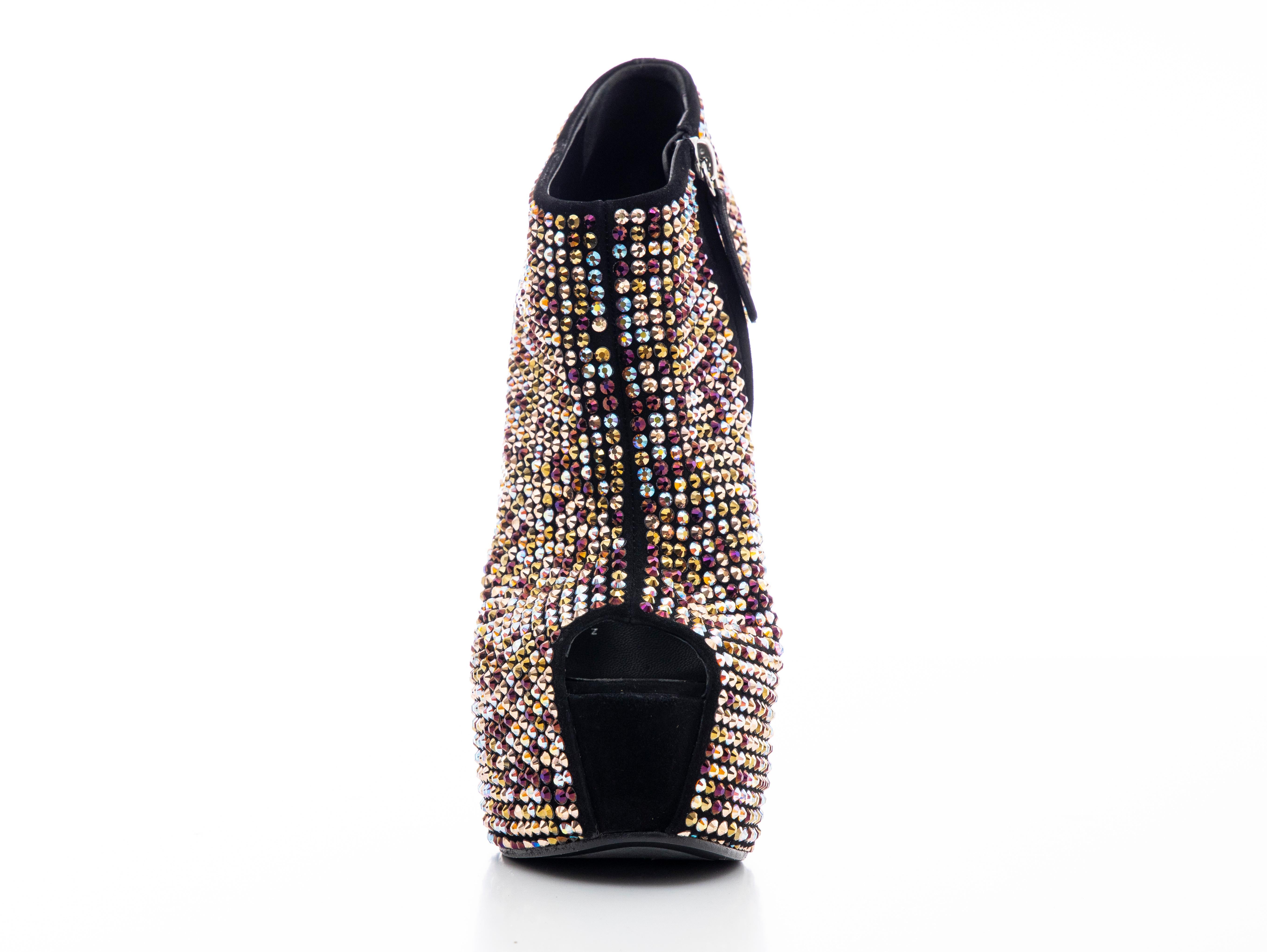Guiseppe Zanotti Crystal Embellished Wedges, Fall 2012 For Sale 2