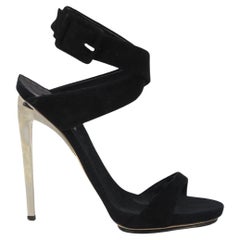 Giuseppe Zanotti Suede Sandals Eu 38.5 Uk 5.5 Us 8.5