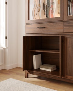 Guitar Cabinet, Ten Instrument Display, Humidor, Amplifier & Gear Storage