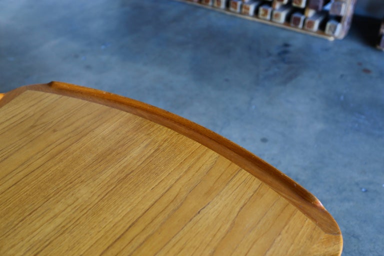 "Guitar Pick" Side Table by Kofod Larsen for Selig at 1stDibs