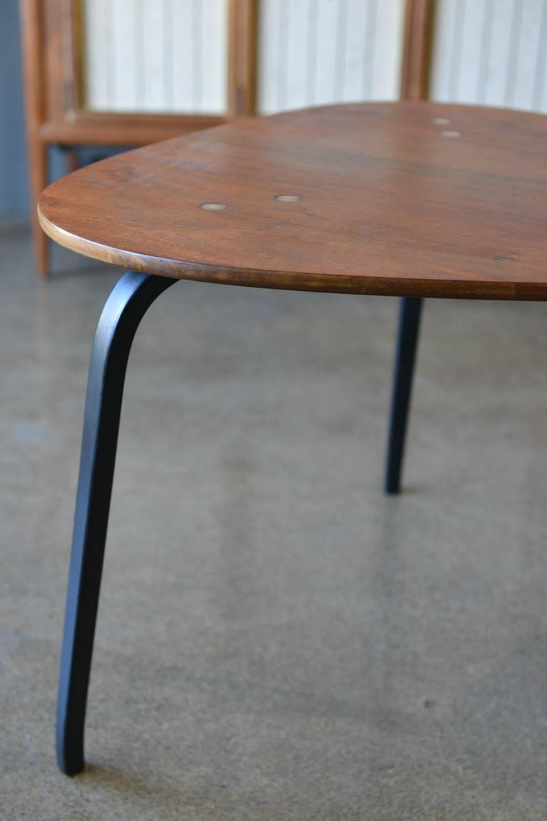 Guitar Pick Side Table by Yngve Ekström for Dux, 1965 at 1stDibs