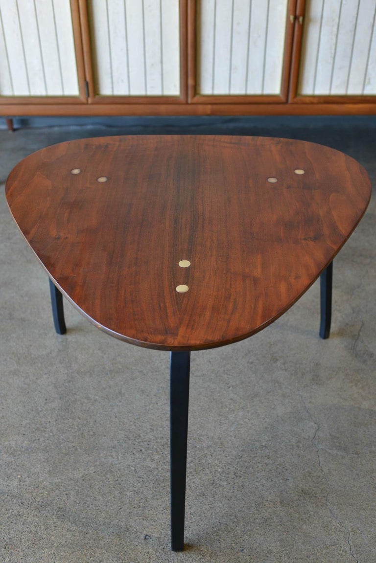 Guitar Pick Side Table by Yngve Ekström for Dux, 1965 at 1stDibs