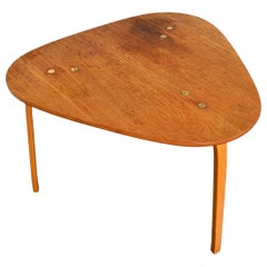 Guitar Pick Table in Teak by Yngve Ekstrom