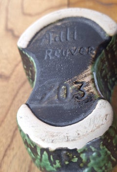 Guitar-Shaped Ceramic Dish, Adli Reuver Holland, Model 203, circa 1955