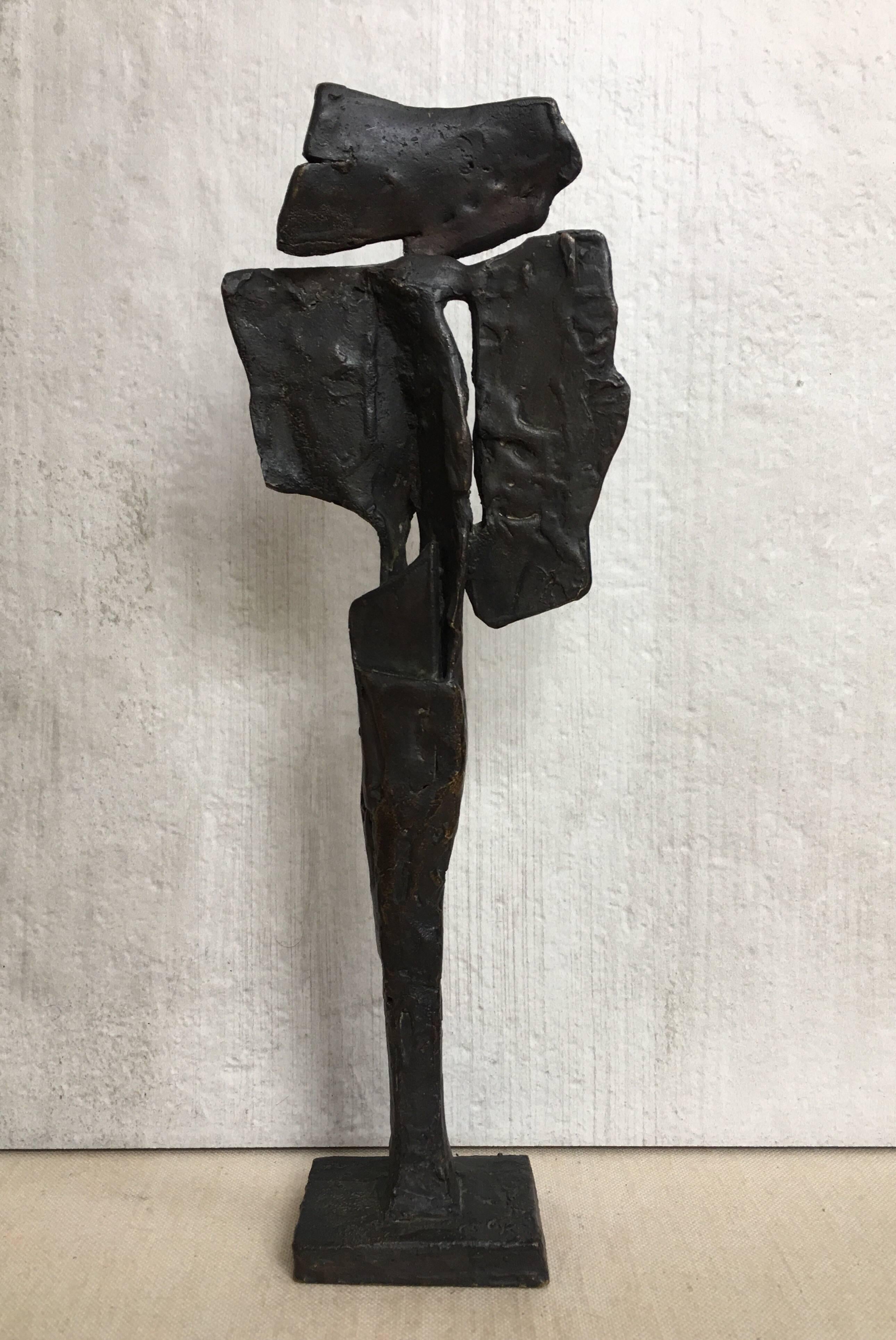 French Guitou Knoop Mid-Century Modern Abstract Brutalist Sculpture, France For Sale