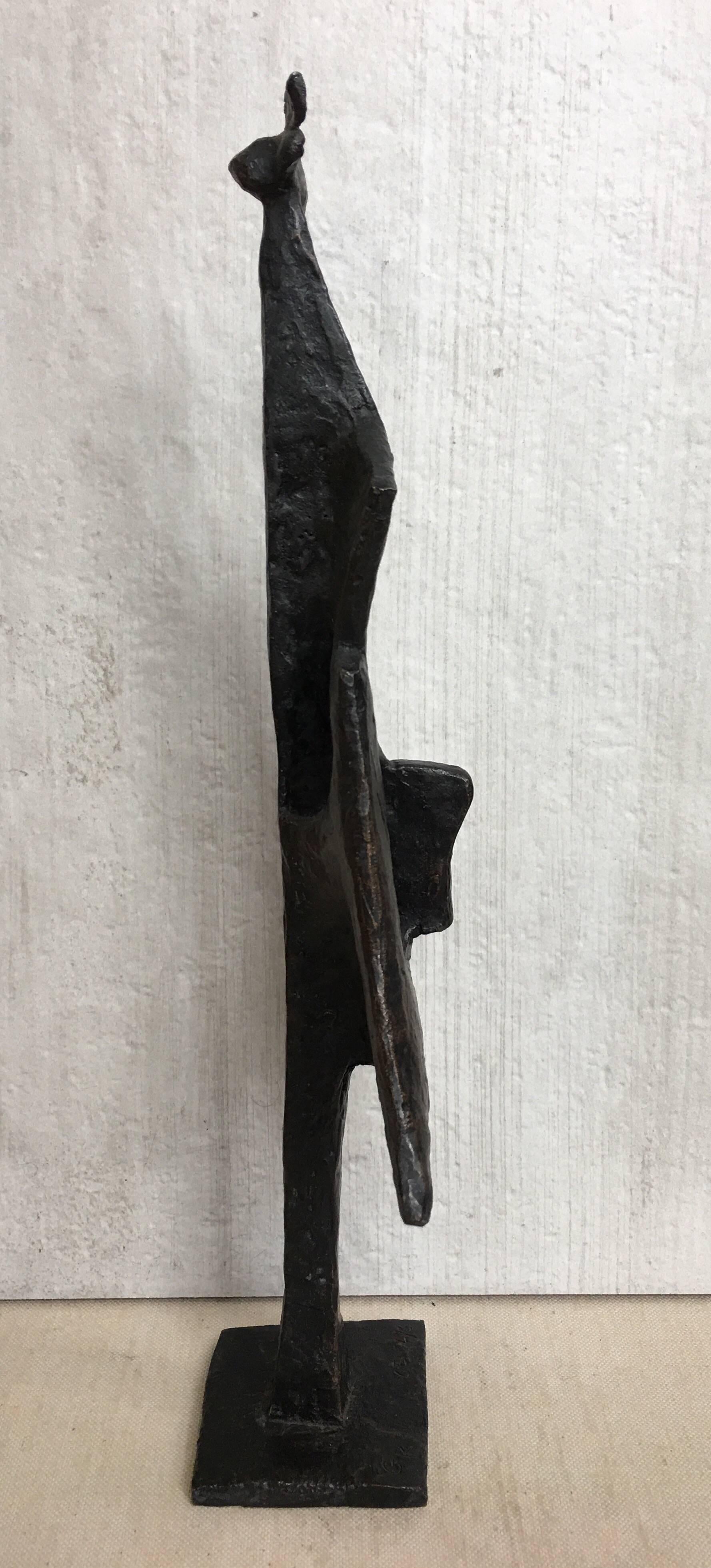 Guitou Knoop Mid-Century Modern Abstract Brutalist Sculpture, France In Good Condition For Sale In Lambertville, NJ