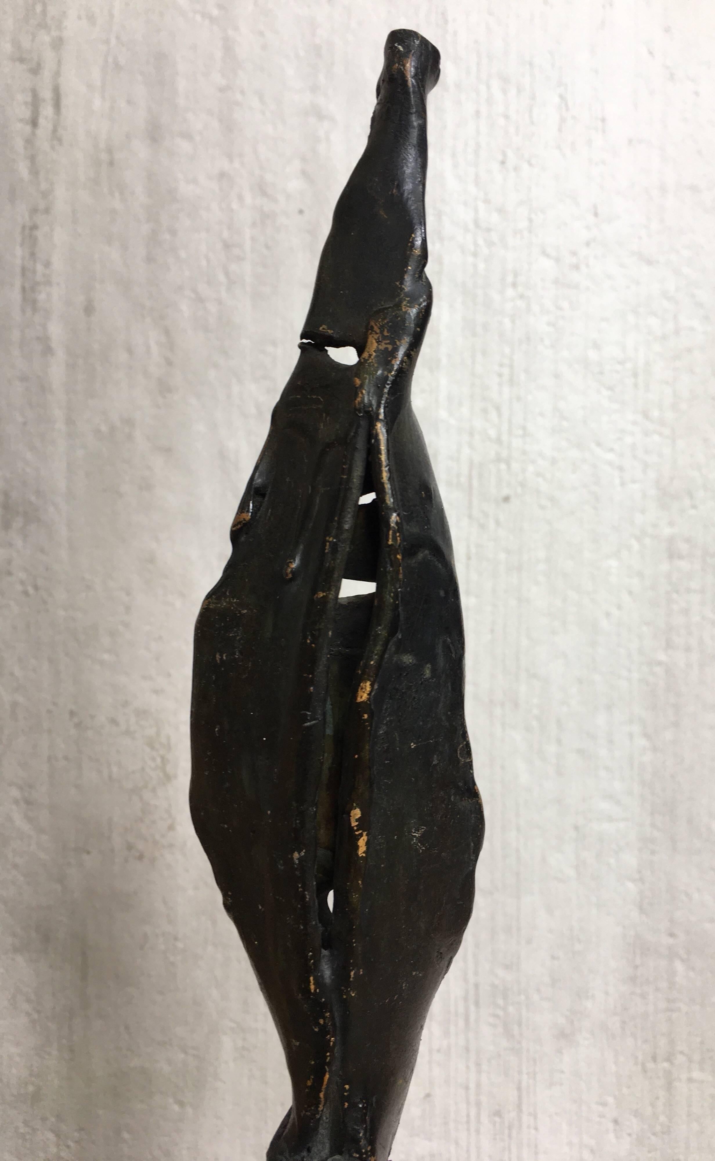 Mid-20th Century Guitou Knoop Mid-Century Modern Abstract Brutalist Sculpture, France For Sale