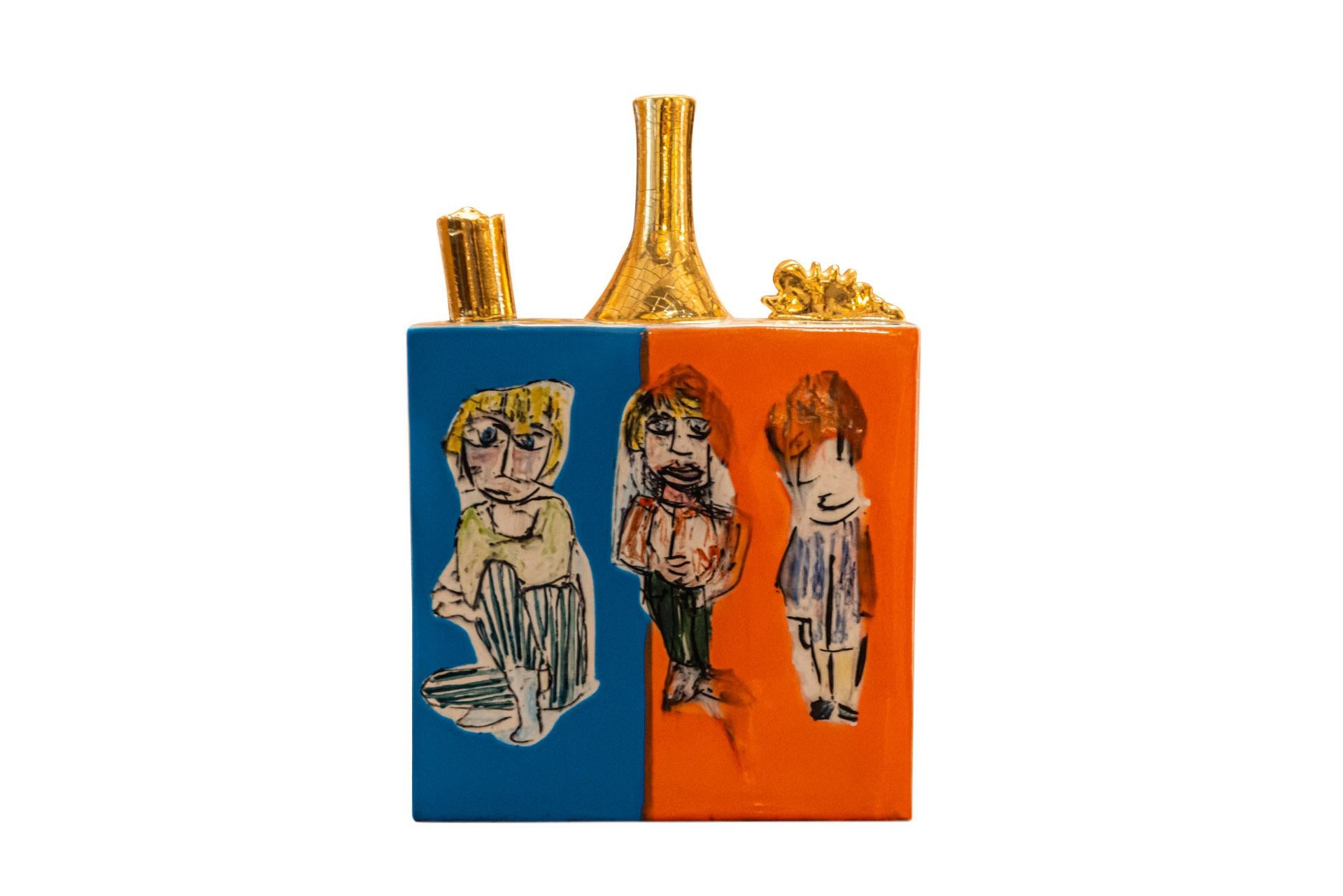 Français Guive Khosravi, Soliflora, céramique, vers 1988, France