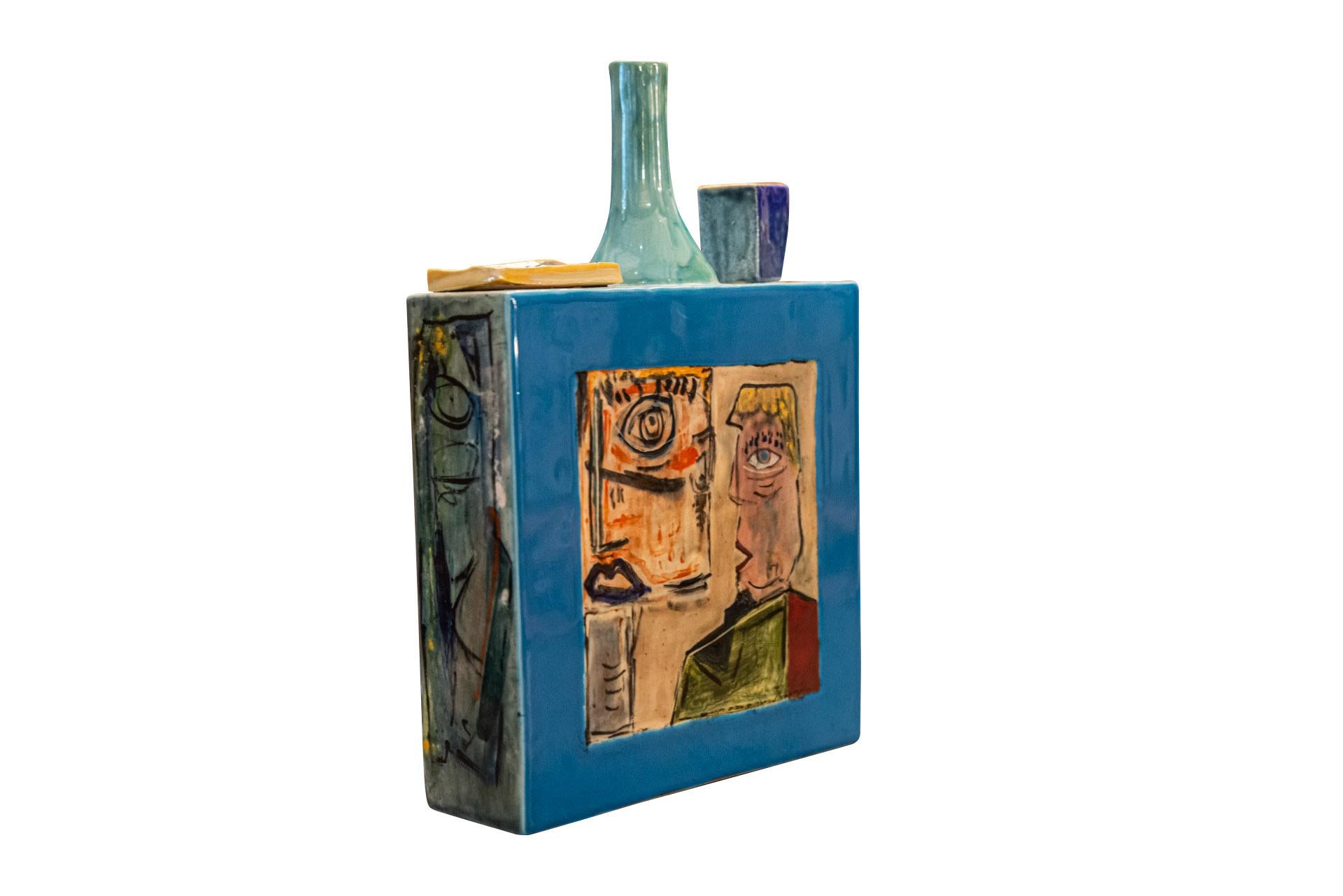 Fin du 20e siècle Guive Khosravi, Soliflora, céramique, vers 1988, France