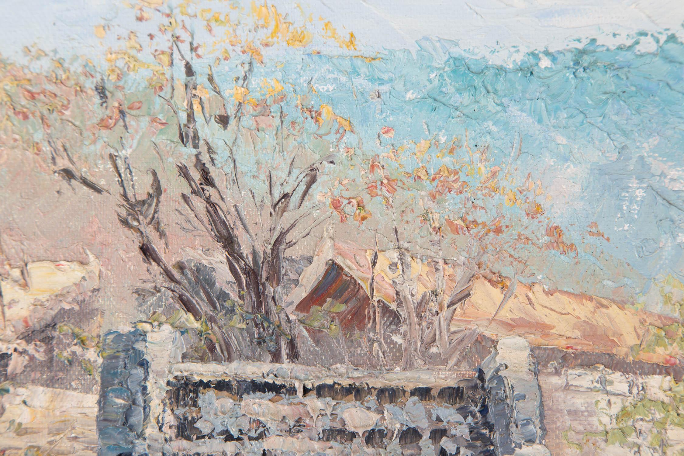 Guiwen Liang Impressionist Original Öl auf Leinwand 