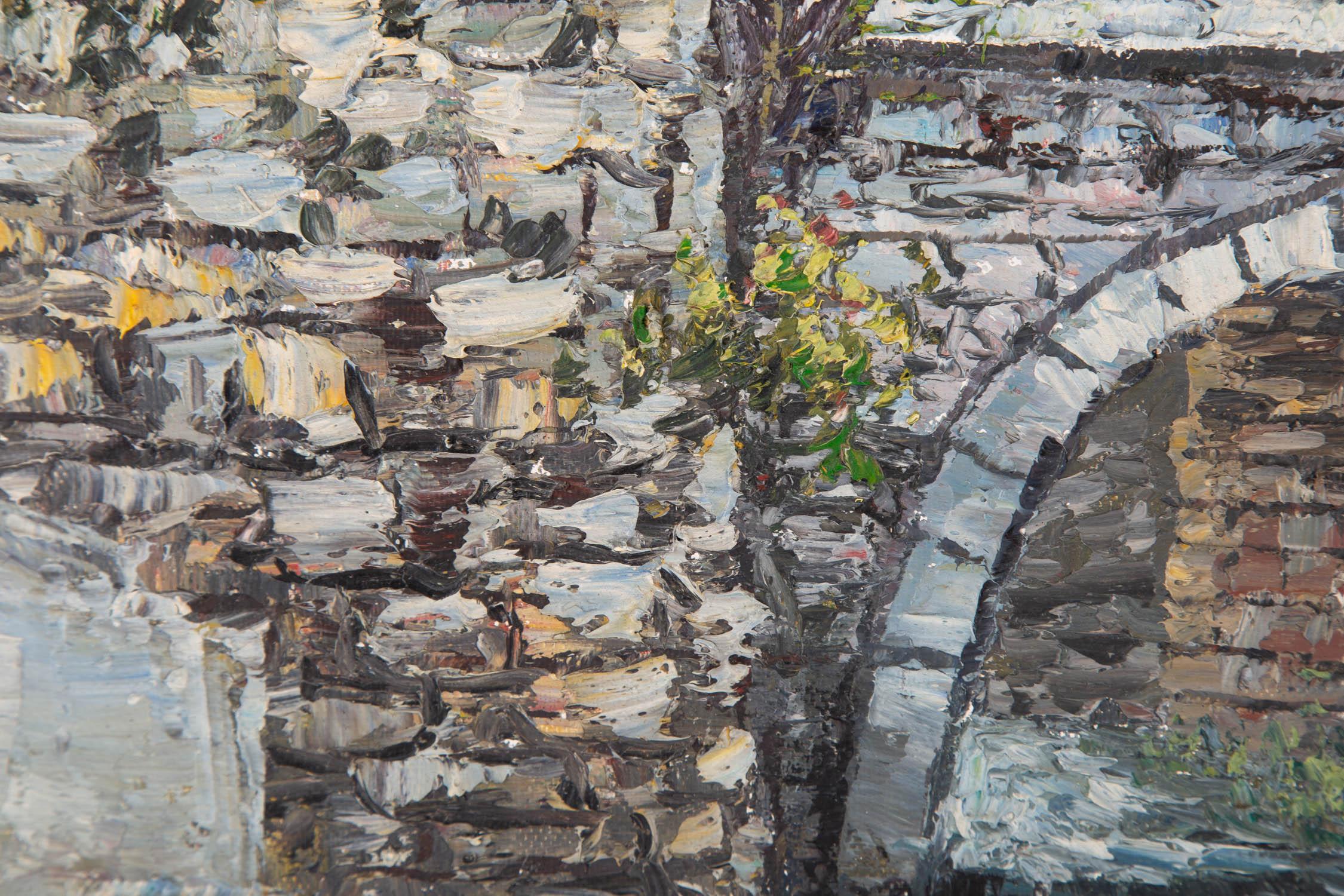Guiwen Liang Impressionist Original Öl auf Leinwand 