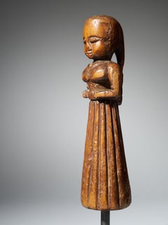 Gujurat Region, North India, Statue of a Woman in a Long Skirt
