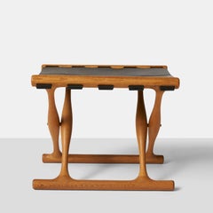 Guldhoj Stool of Oak by Poul Hundevad