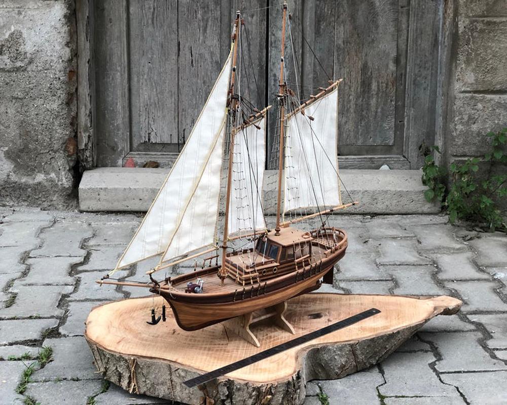 Arts and Crafts Gulet Model Ship, Museum Quality For Sale