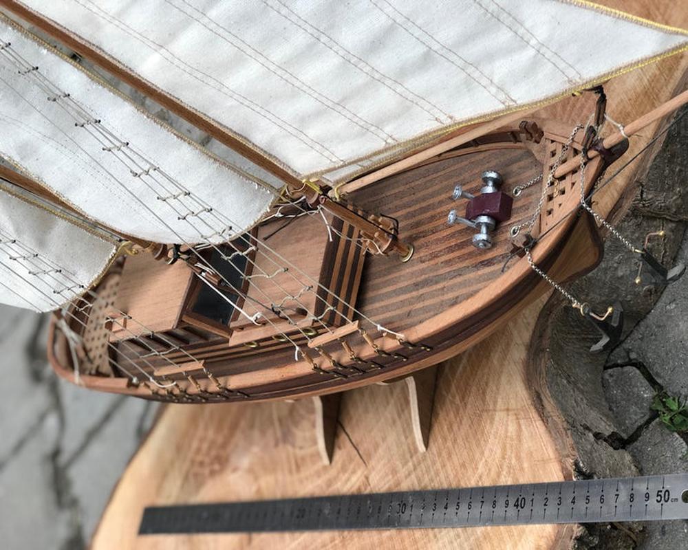 Gulet-Modellschiff, Museumsqualität (Arts and Crafts) im Angebot