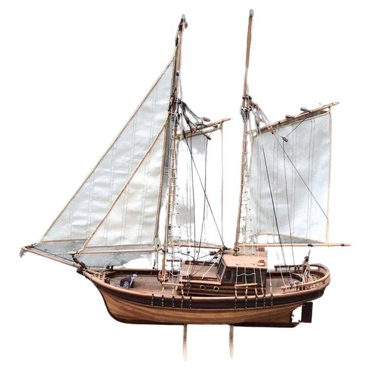Gulet-Modellschiff, Museumsqualität