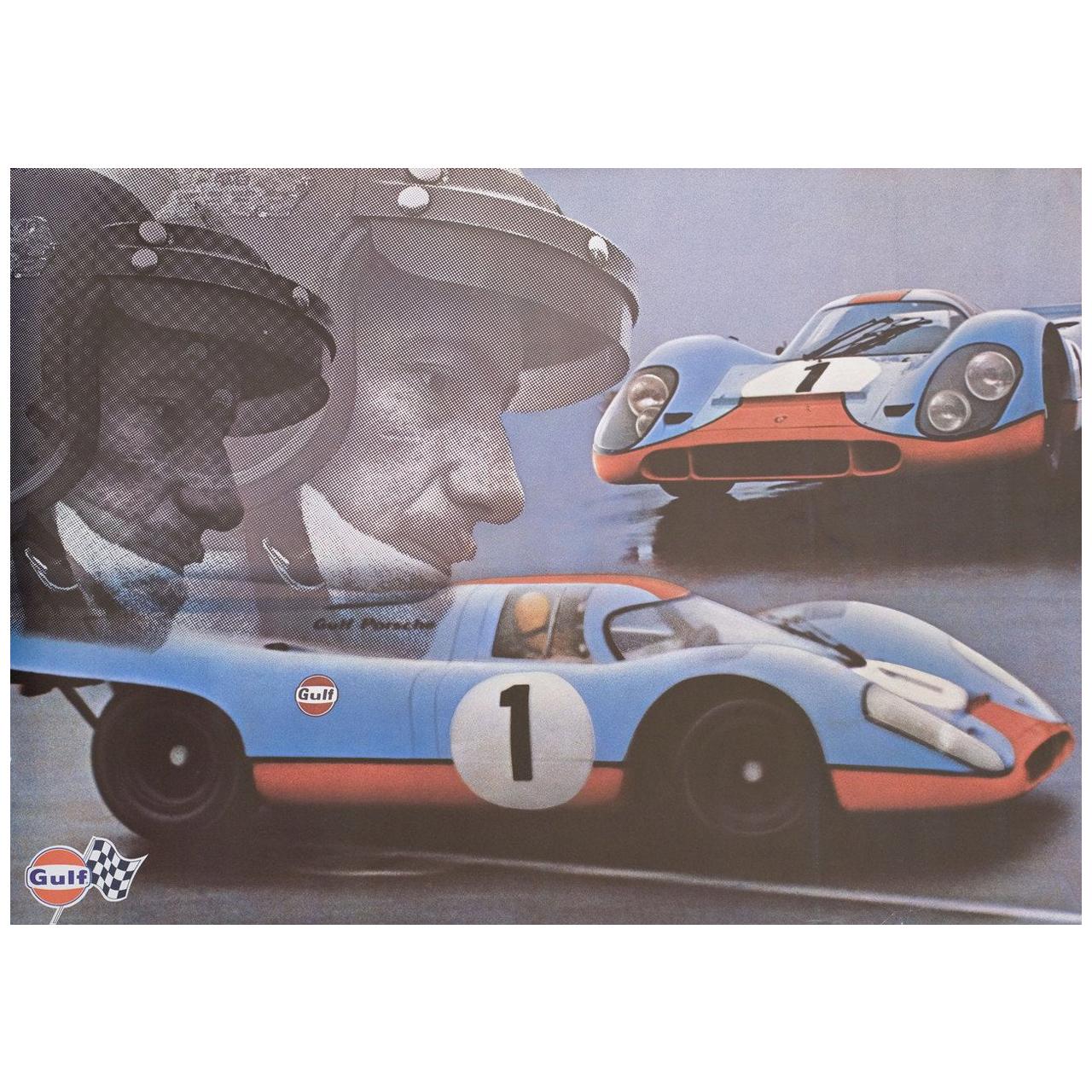 Gulf-Porsche 917, 1971 Swiss A1 Poster