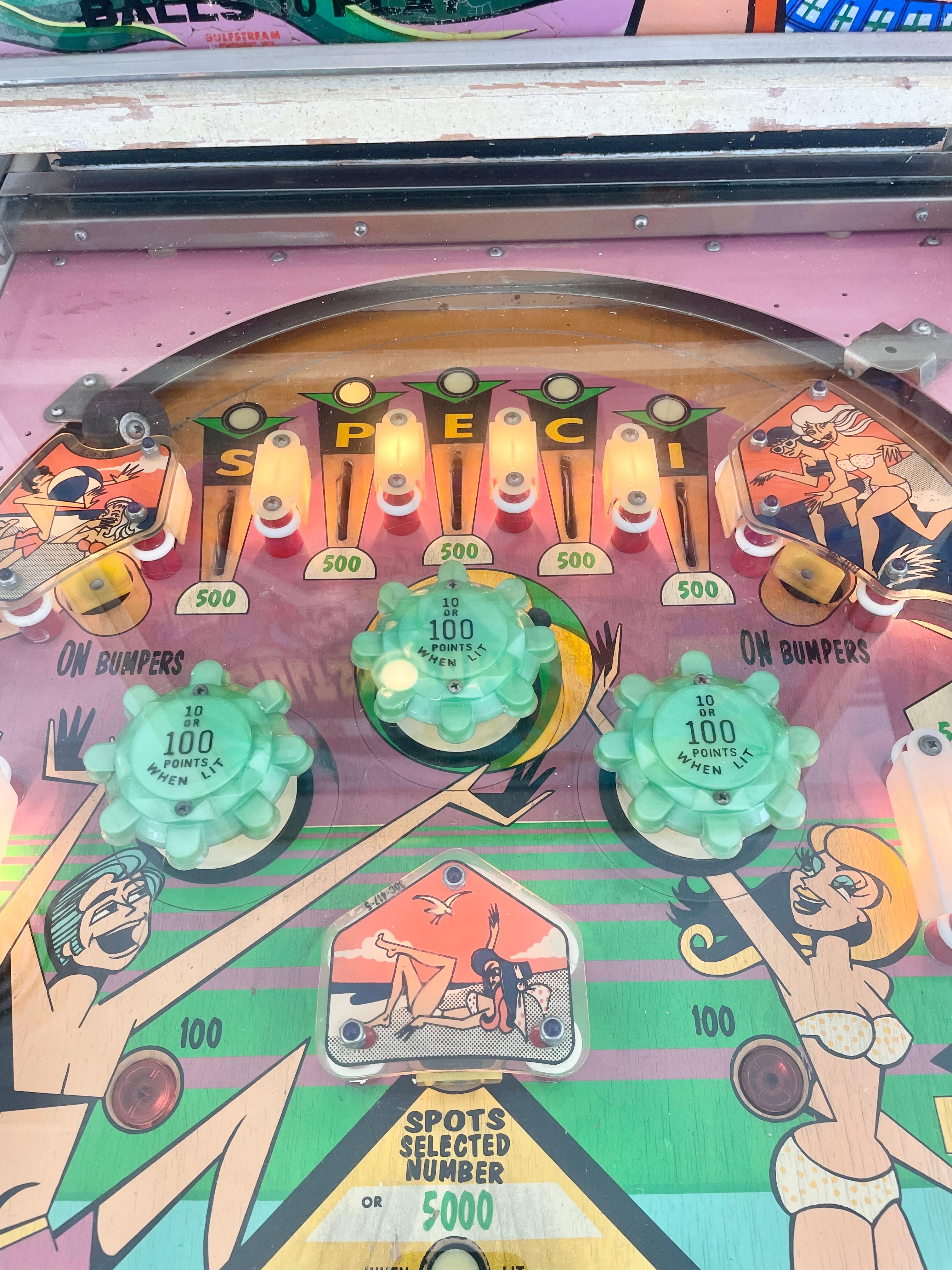 Gulfstream Pinball Arcade Game, 1972 USA For Sale 2