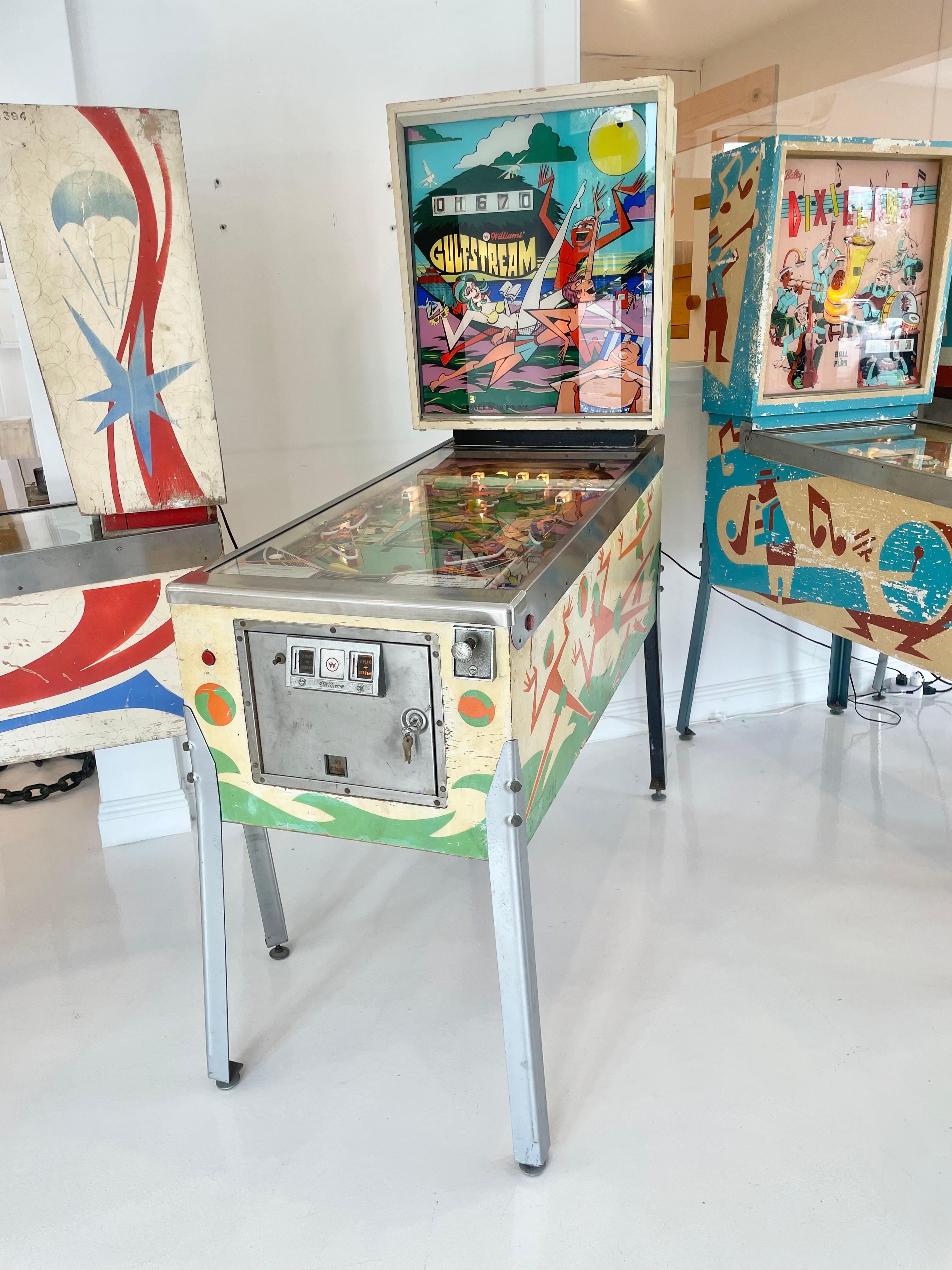 American Gulfstream Pinball Arcade Game, 1972 USA For Sale