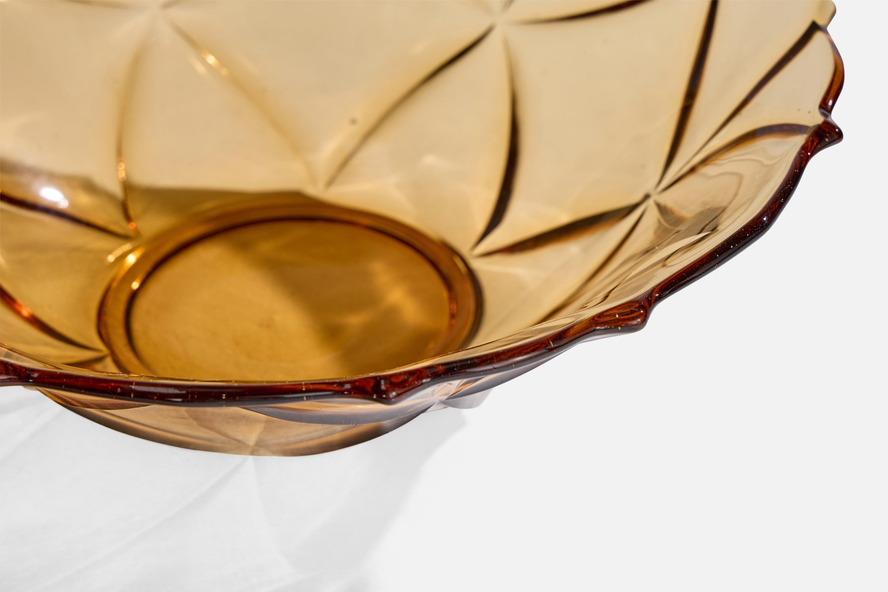 Gullaskruf, Bowl, Glass, Sweden, 1920s For Sale 2