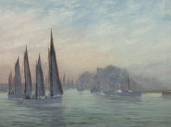 Gullford Wood - Mid 20th Century Oil, Sailing Boats and Steamers