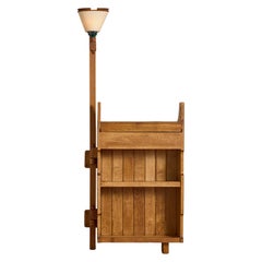 Gullierme et Chambron Rotating Cabinet with Lamp