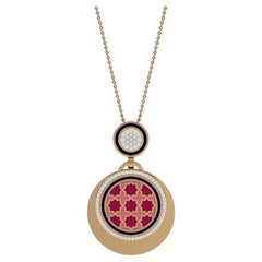 Gulsen Round Double Dangler Pendant