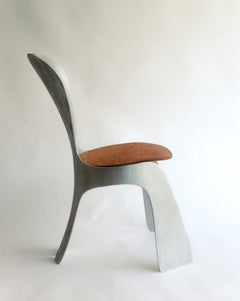 Gumby Chair in Aluminum by Mike Serra