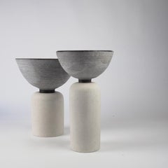 Gumdesign Incontri Fondativi 4A Marble and Cement Vase