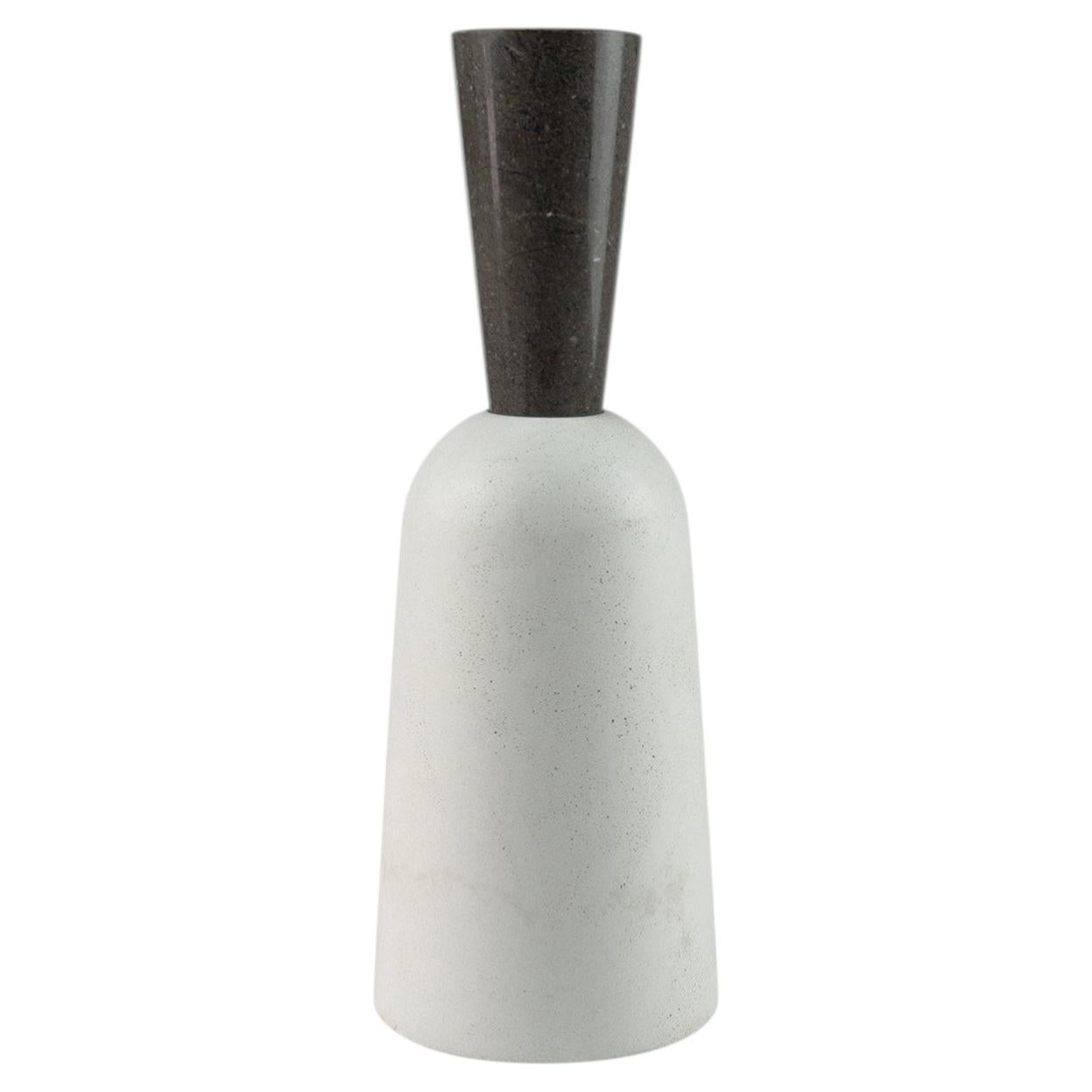 Gumdesign Incontri Fondativi 5 Marble and Cement Vase For Sale