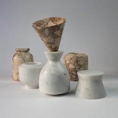 Gumdesign Vase en marbre Itineranti 10 avec couvercle