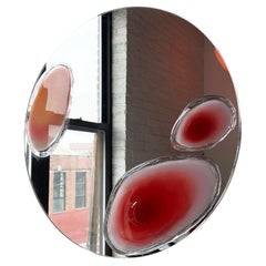 Specchio Gumdrop Decor di Courtney Kinnare, Specchio d'arte astratta