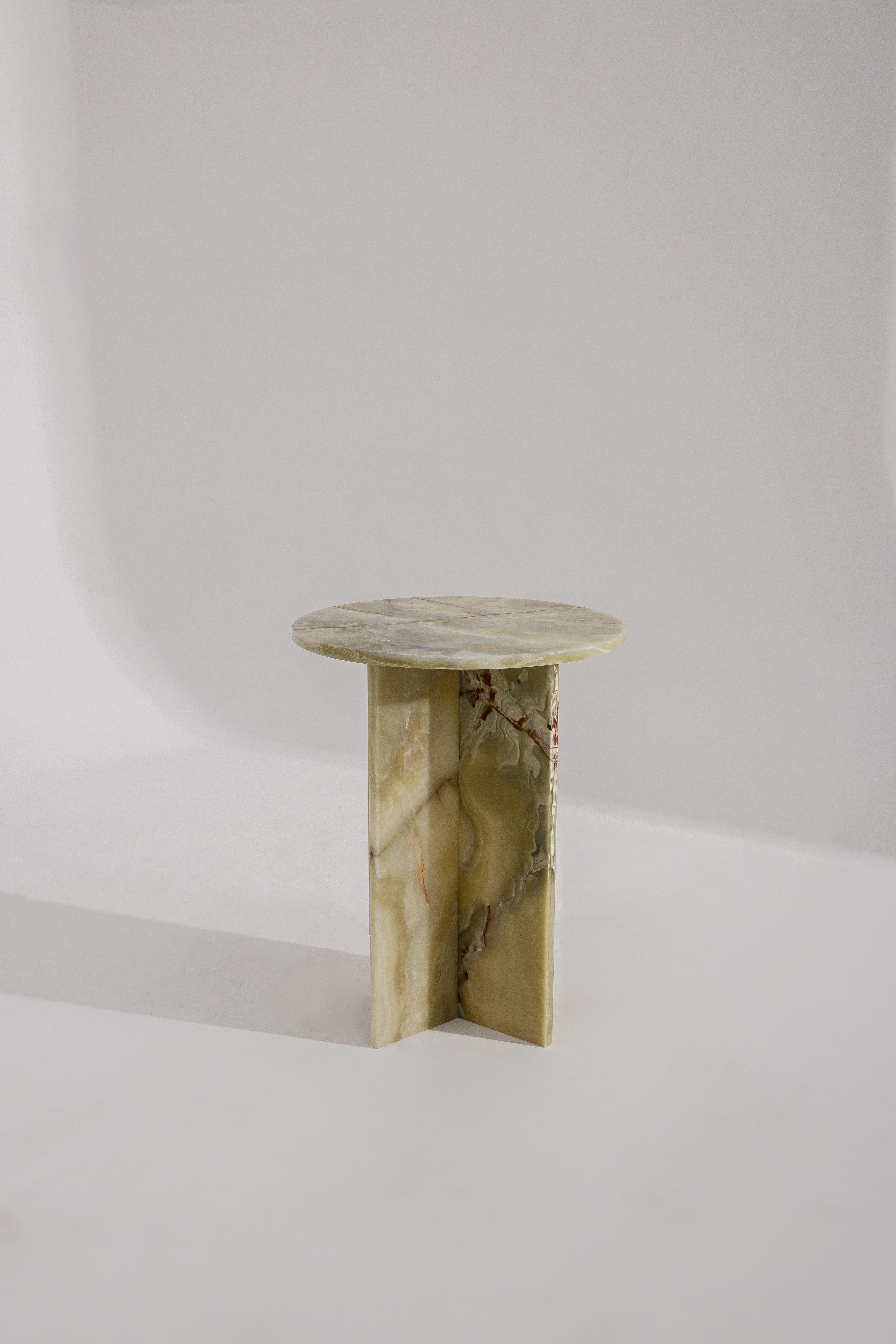 XXIe siècle et contemporain Table d'appoint Gummy Pink Onyx by RAFFINATO en vente