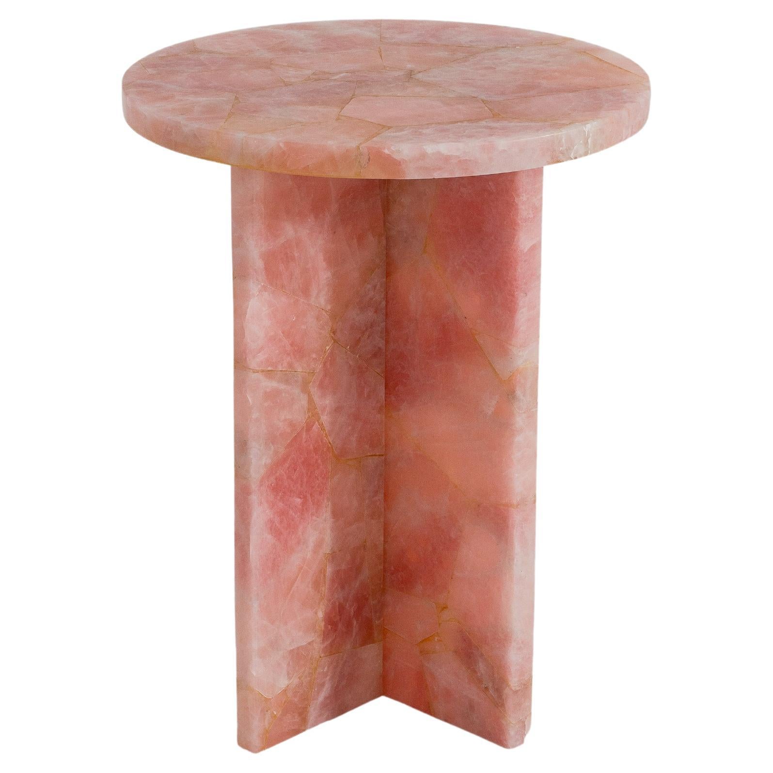 Table d'appoint Gummy Pink Onyx by RAFFINATO