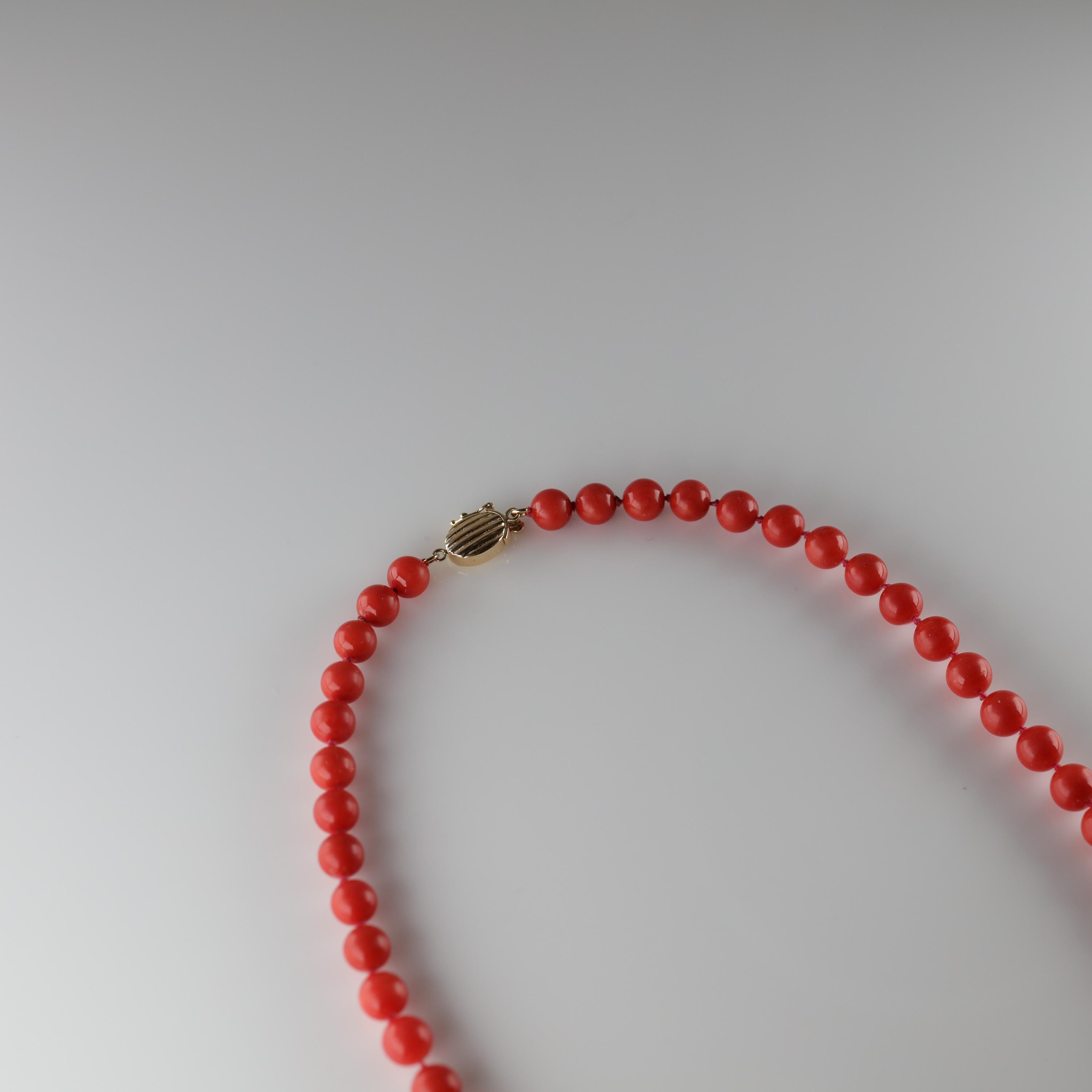 Gump's Fine Coral Necklace Is Exquisite and Rare 6
