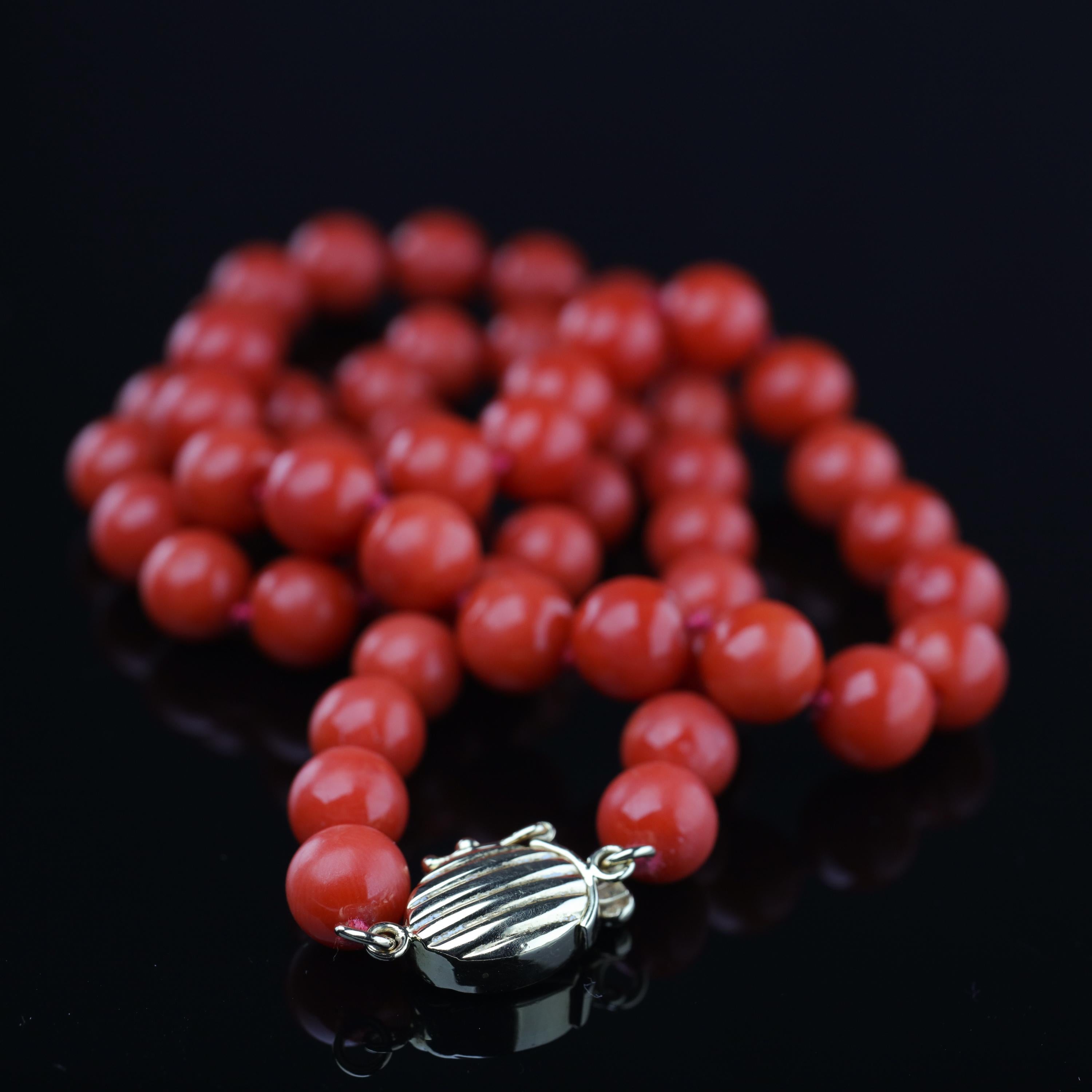 Gump's Fine Coral Necklace Is Exquisite and Rare 8